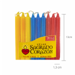 500 assorted color candles + 40 free