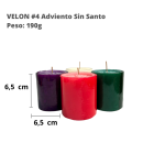 Velones #4 Adviento Sin Santo