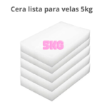 5kg Cera lista para velas  + 30 Mechas